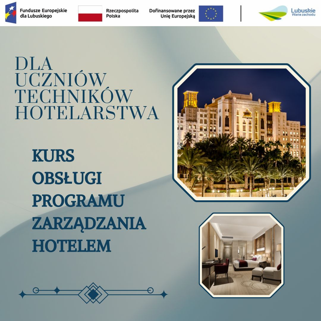 KURS OBSŁUGI PROGRAMU ZARZĄDZANIA HOTELEM